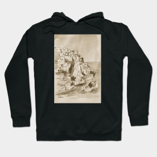 Village on the rocks....a study Hoodie